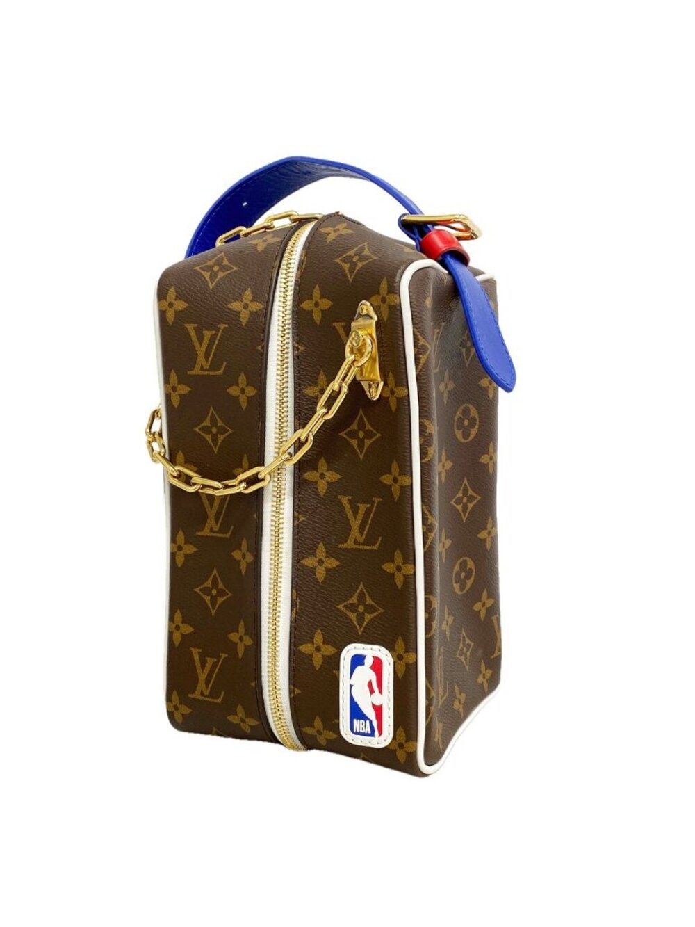 Louis Vuitton Clutch Monogram NBA Collaboration Cloakroom Drop Kit Brown